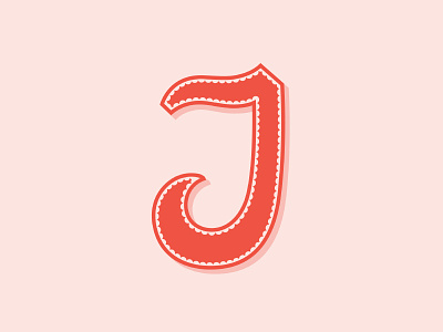 J / 36 Days Of Type 36daysoftype dropcap illustration j letter lettering type typography