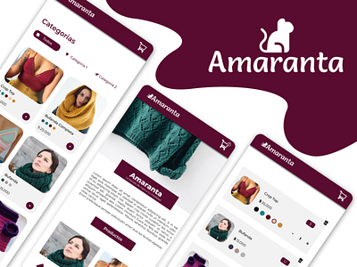 Ecommerce UI - Amaranta ecommerce figma ui ux