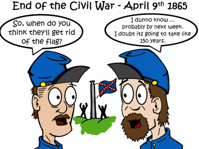 Confederate Flag Cartoon