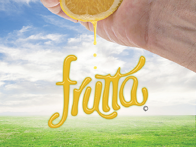 Frutta Logo branding colors concept identity juice logo typography