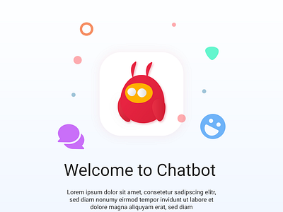 Chatbot || App app icon app icons branding chat chat app chatbot chating design icon illustration iphone logo ui uiux vector