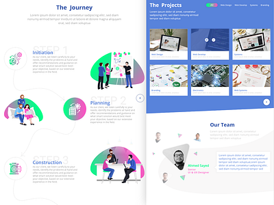 landing Page Design colors portfolio ui uidesign ux ux ui web webdesign website website concept