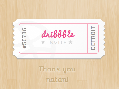 Finally got a dribbble invite!