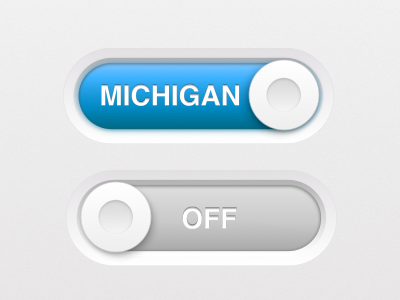 We On Michigan Button buttons interface michigan sketch ui