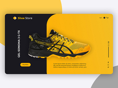 Online Store concept design ui web webdeisgn website