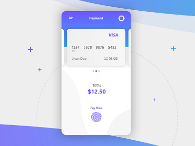 Credit cards Management UI app design apple design concept credit card design design illustration master card payment app ui visa