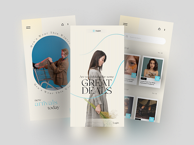 Luxury Shopping Store App  - UI Design