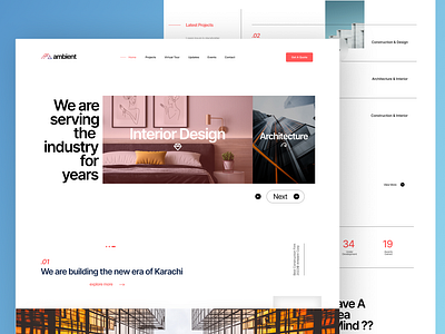 Ambient - An Architecture Firm Website Design