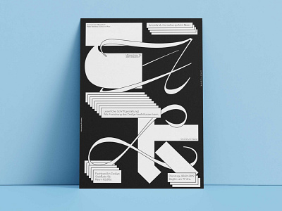 Typographic Graphic Design Poster adobe illustrator artwork black and white concept creative design flat glyphs graphic design graphicdesign identity poster posterdesign typedesign typography visual design
