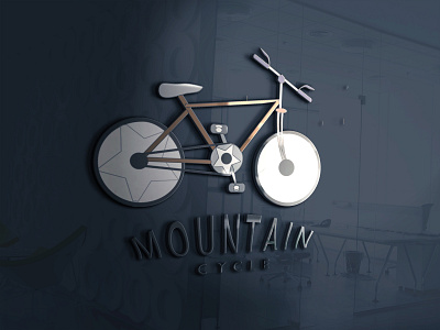 Mountain Cycle logo graphic design motion graphics