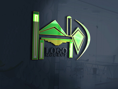 Construction Logo mockup 3d animation branding graphic design logo motion graphics ui