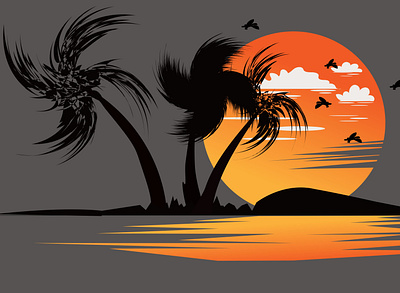Beautiful Landscape design 3d animation branding graphic design logo motion graphics ui