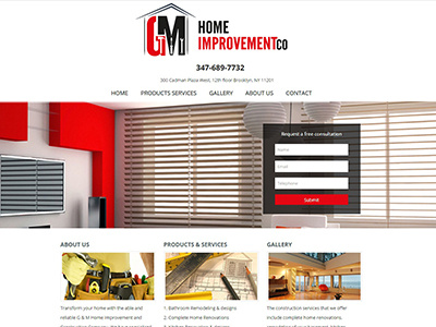 Home Improvement Web Design ui ux webdesign webdevelopment