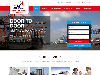 Shipping Company Website