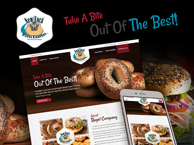 Bagel Company Website bagelwebsite ui ux webdesign webdevelopment website