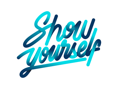 Show Yourself Logo 2 graphic design lettering typography