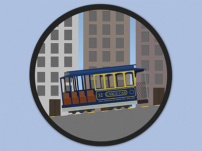 Cable Car cable car california city icon illustration san francisco