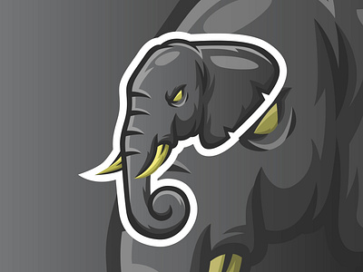 Elephant Mascot for Esport Logo