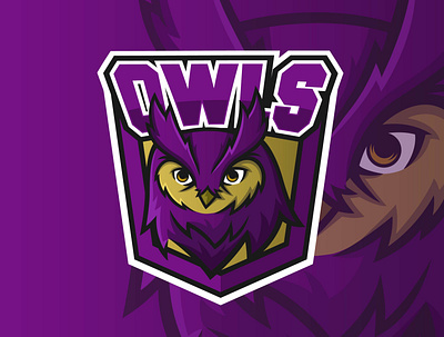 Night Owl Mascot for Esport Logo bird design eagle emblem esport fly gaming logo mascot night online owl predator silent streamer wing