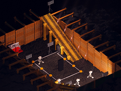 2001: A Space Odyssey 3d aspaceodyssey kubrick magicavoxel sci fi voxel