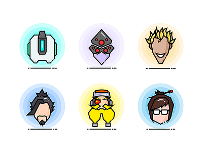 Overwatch Heroes Icons 2