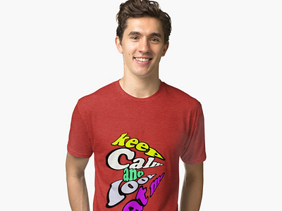 'Keep Calm And Look At Me t-shirt' t shirt