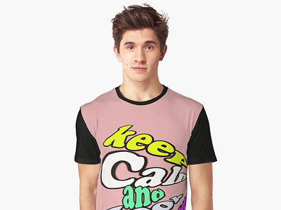 'Keep Calm And Look At Me t-shirt' t shirt