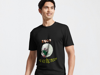 'we won the moon t-shirt' t shirt