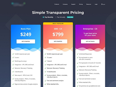 Pricing billing enterprise offer plan pricing product subscriptions upgrade website