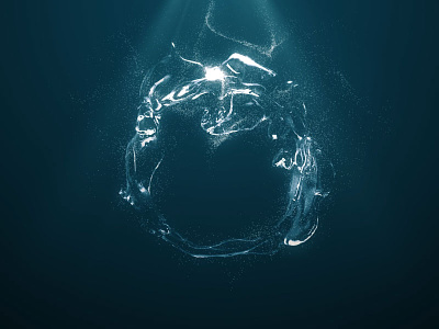 Water Logo after effects after effects template cinema 4d fluid simulation intro lfuid logo reveal opener template water xparticles