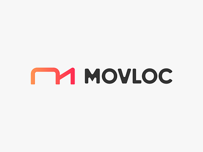 MovLoc beautiful brand identity branding colorful creative cut film location logo movie video