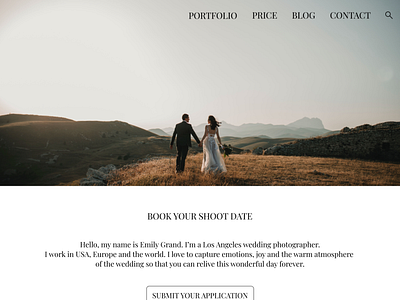 Photographer Website