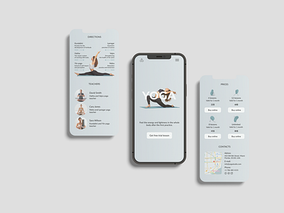 Mobile Application Yoga studio