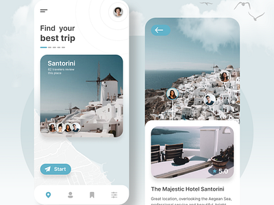 Travel mobile app design mobile ui ux