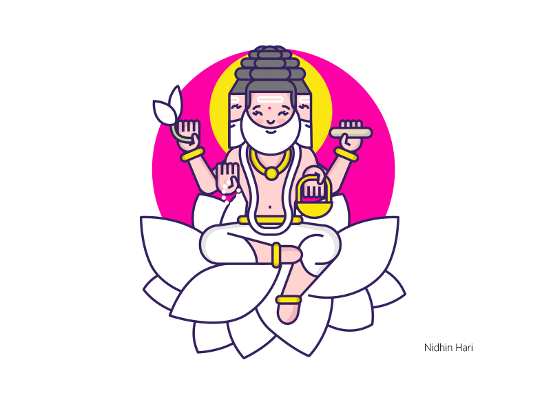 God Brahma Stock Illustrations  402 God Brahma Stock Illustrations  Vectors  Clipart  Dreamstime