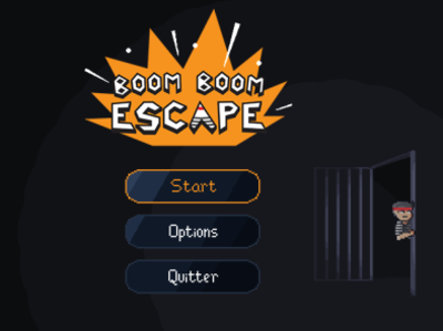 Boom Boom Escape animation pixel art school project speedrun video game