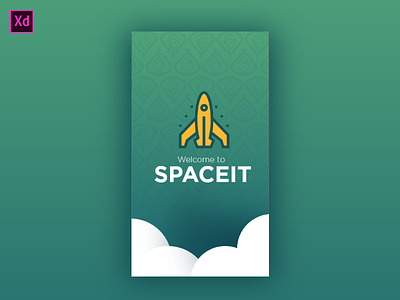 SPACEIT allumi icon playoff space app splash screen ui design app xd