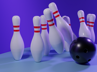 Bowling Ball 3d 3d game lowpoly