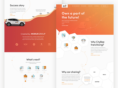 Car Sharing Homepage