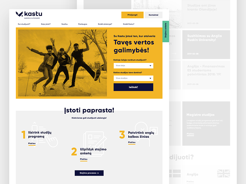 Kastu Website by KEMDU on Dribbble