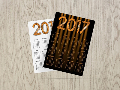 2017 calendar template 2017 black brown calendar white yellow