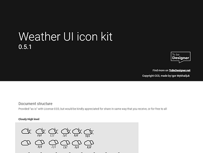 Weather UI icon kit 2d app clean design download free freebie freebies icon set ui ux vector web