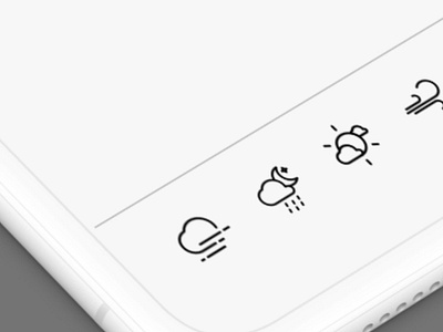 UI kit preview 1 2d app clean download forecast icon set iconset illustration minimal mobile svg ui ui design ui kit ui kits uidesign ux design vector weather app web