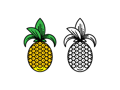 Kooky Pineapple Pin icon pin pineapple symbol
