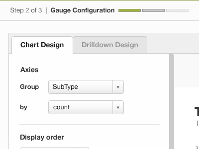 Gauge builder chart design