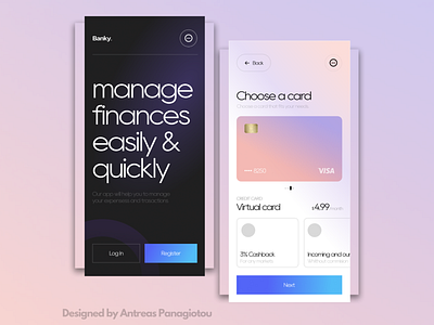 Bank Mobile app bank branding design graphic design logo mobile ui vector