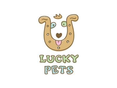 Lucky pets dog ff horseshoe line lucky pets