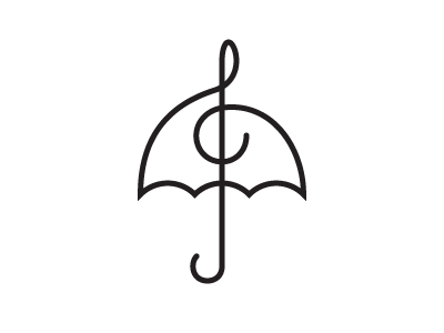 Soundrain clef ff line treble umbrella