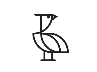 b-bird b bird ff letter line
