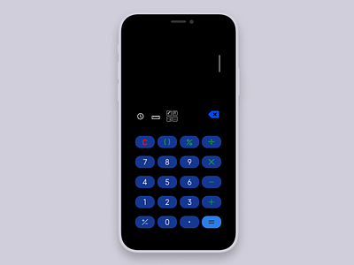 Daily UI #4 - Calculator app calculator design graphic design ui